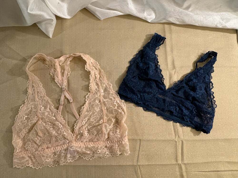 Savage X Fenty and Victoria's Secret Lace Bralettes Set of 2